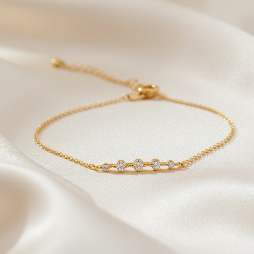 The "Lumina" Arc Bracelet